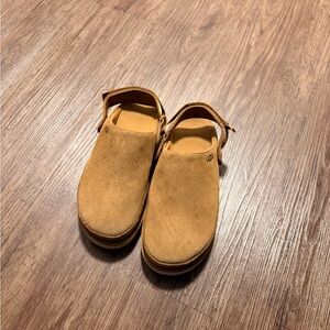 UGG Chestnut Suede Slip-On Shoes